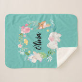 Scherpa-Decken für Boho-Tiere Sherpadecke (Vorderseite (Horizontal))