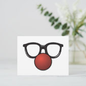 Scherzbrille postkarte (Stehend Vorderseite)
