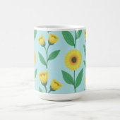 Scherzenhafte Blütenfreude Kaffeetasse (Mittel)