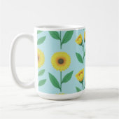 Scherzenhafte Blütenfreude Kaffeetasse (Links)