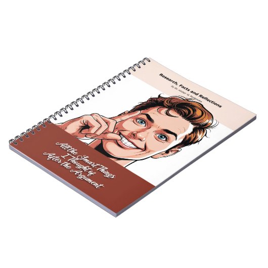 Scherzgeschenk - Notizbuch, das so tut, als wäre e Notizblock (Linke Seite)