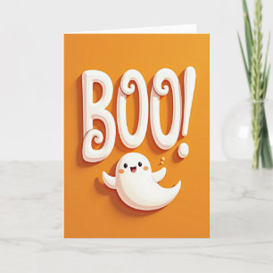 Scherzhafte Boo-Grußkarte Karte