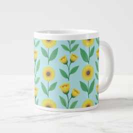 Scherzhaftes Blühen Jumbo-Tasse