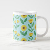 Scherzhaftes Blühen Jumbo-Tasse (Rechts)