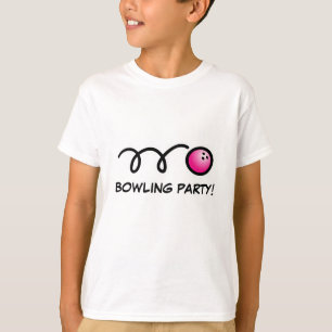 Scherzt Bowlings-Party-Shirts T-Shirt
