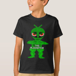 Scherzt den Alienator Charakter T-Shirt
