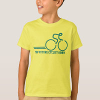Scherzt den zukünftigen Radfahrer, der T - Shirt
