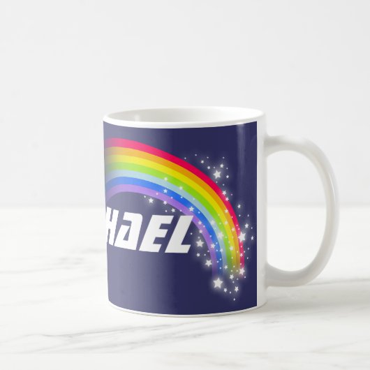 Scherzt Regenbogenmarine-Name-Tasse Kaffeetasse (Rechts)
