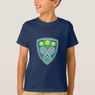 Scherzt Tennist-shirt mit coolem Emblem T-Shirt