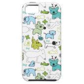 scherzt Tierhintergrundmuster Case-Mate iPhone Hülle (Rückseite)
