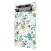 scherzt Tierhintergrundmuster Mini Klemmbrett (Gewinkelt2)