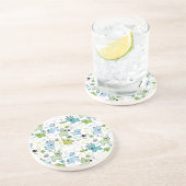 scherzt Tierhintergrundmuster Sandstein Untersetzer (Seite)