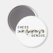 Schess Genius Magnet (Vorderseite/Rückseite)