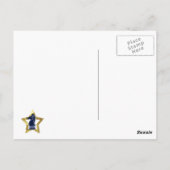 Schess Gold Star Rook Postkarte (Rückseite)