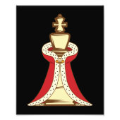 Schess King Piece Fotodruck (Vorne)