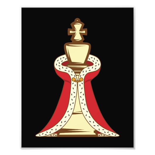 Schess King Piece Fotodruck (Vorne)