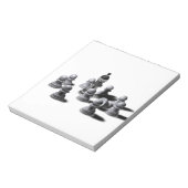 Schess Pawns Notizblock (Rotiert)