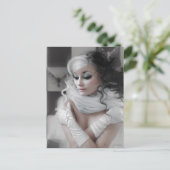 Schess Queen Postkarte (Stehend Vorderseite)