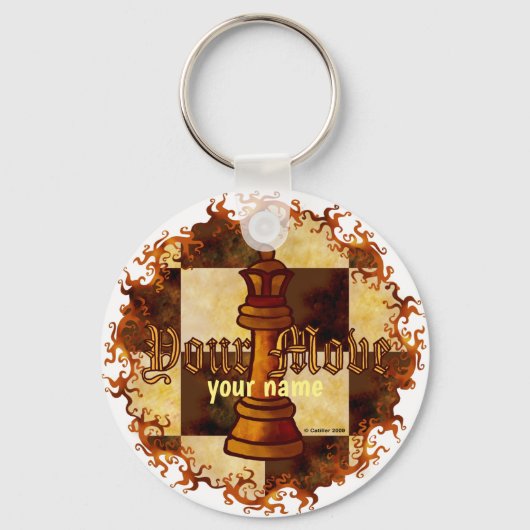 Schess Queen Schlüsselanhänger (Vorderseite)