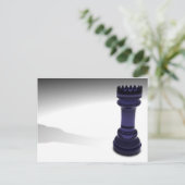 Schess Rook Postkarte (Stehend Vorderseite)