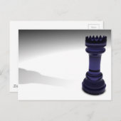 Schess Rook Postkarte (Vorne/Hinten)