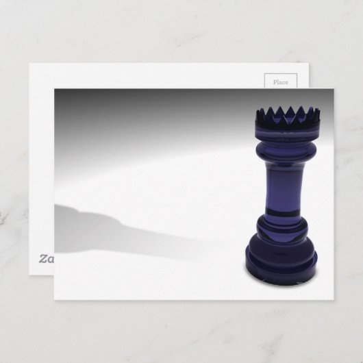 Schess Rook Postkarte (Vorne/Hinten)
