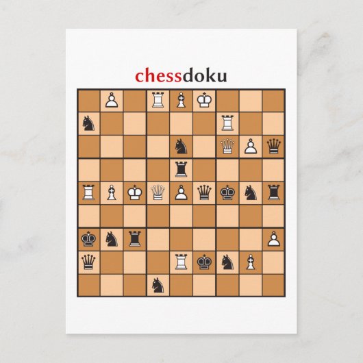 Schessdoku Postkarte (Vorderseite)