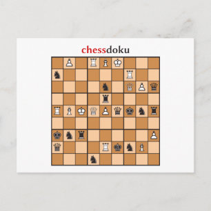 Schessdoku Postkarte