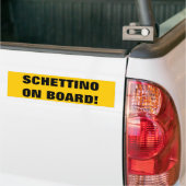 SCHETTINO AN BORD! AUTOAUFKLEBER (Auf Lkw)