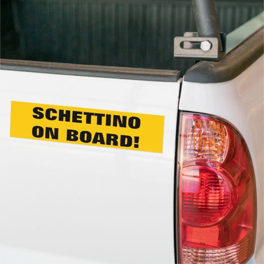 SCHETTINO AN BORD! AUTOAUFKLEBER (Auf Lkw)