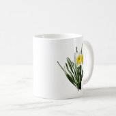 Scheue kleine Narzisse Kaffeetasse (VorderseiteRechts)