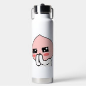 Scheue Pfirsich Trinkflasche (Vorderseite)