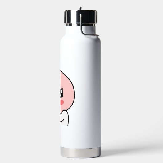 Scheue Pfirsich Trinkflasche (Links)