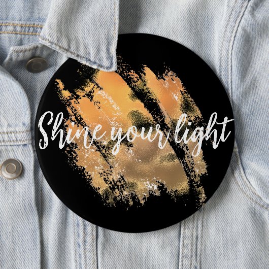 Scheuen Sie Ihr Licht Button (Beispiel)