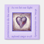 Scheuen Sie Ihr Licht Magnet (Vorne)