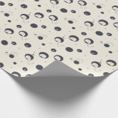 Scheuer Elefantenmuster Geschenkpapier (Ecke)
