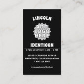 Scheuerleinen Geburtstag Visitenkarte (Rückseite)