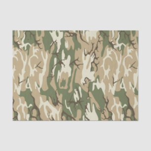 Scheuern Sie Camouflage Seidenpapier