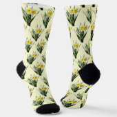 Scheues kleines Narzisse Socken (Gewinkelt)