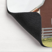 Scheune in der ländlichen Landschaft Mousepad (Ecke)