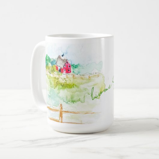Scheune Kaffeetasse (Vorderseite Links)