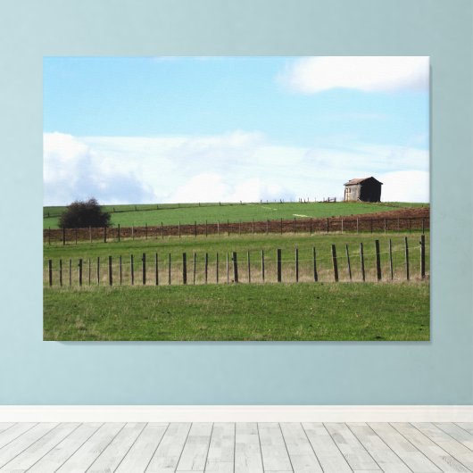 Scheune Leinwanddruck (Insitu (Holzboden))