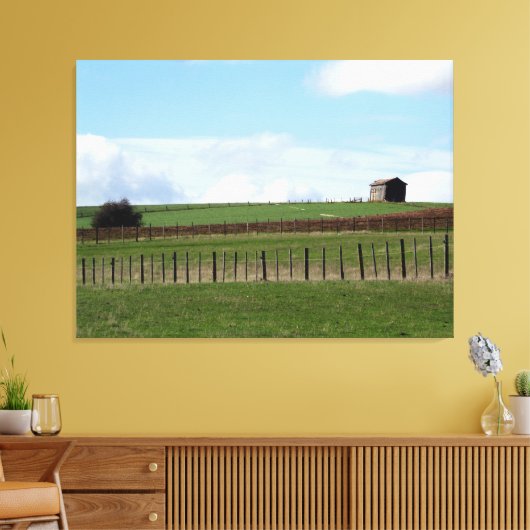 Scheune Leinwanddruck (Insitu (Wohnzimmer))