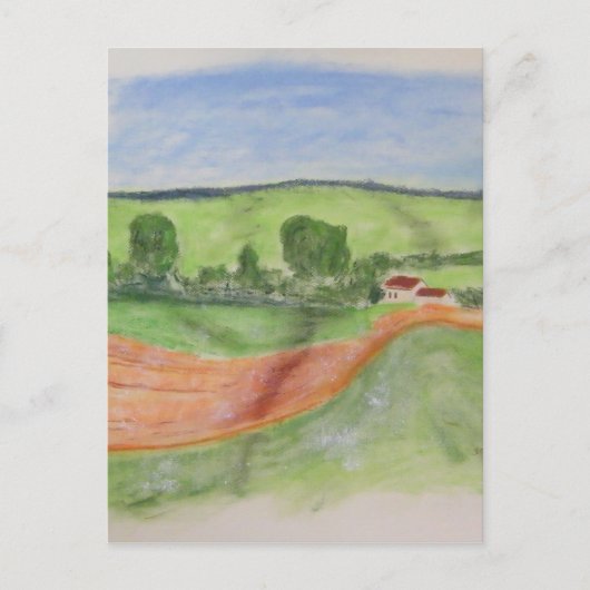 Scheune Postkarte (Vorderseite)