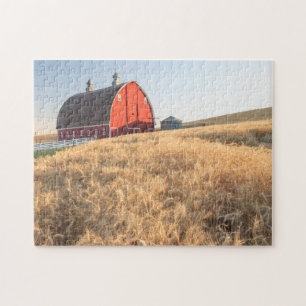 Scheune, Sommerweizenfelder in der Nähe von Spragu Puzzle