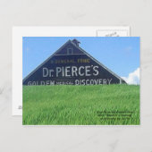 Scheunen-Anzeige auf dem Western schlicht Postkarte (Vorne/Hinten)