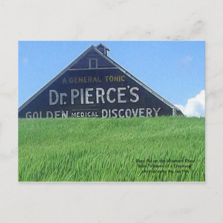 Scheunen-Anzeige auf dem Western schlicht Postkarte