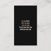 Scheunen-Bauernhauskabine des ursprünglichen Visitenkarte (Rückseite)