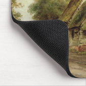 Scheunen bei Flatford (Öl auf Leinwand) Mousepad (Ecke)