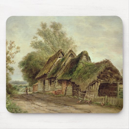 Scheunen bei Flatford (Öl auf Leinwand) Mousepad (Vorne)